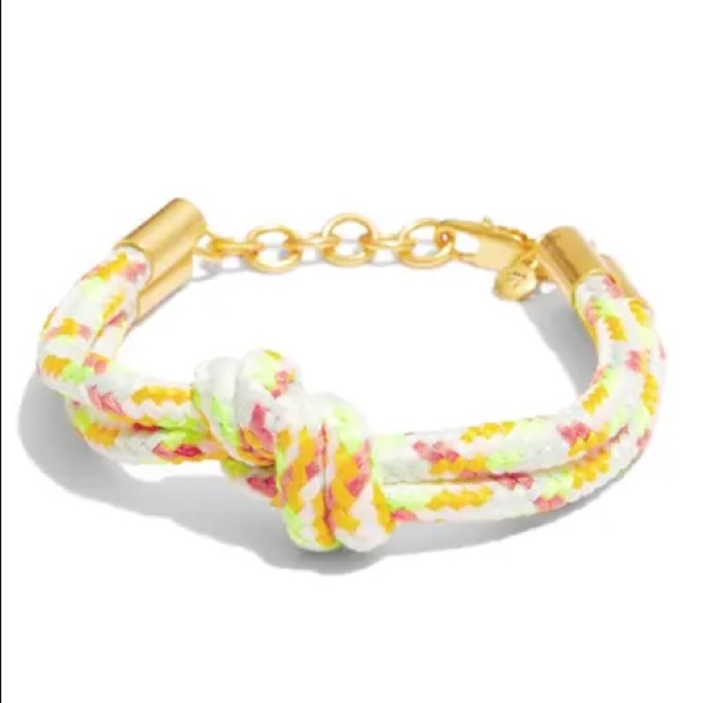 Madewell NWT knotted Rope Bracelet In Pink Lemona